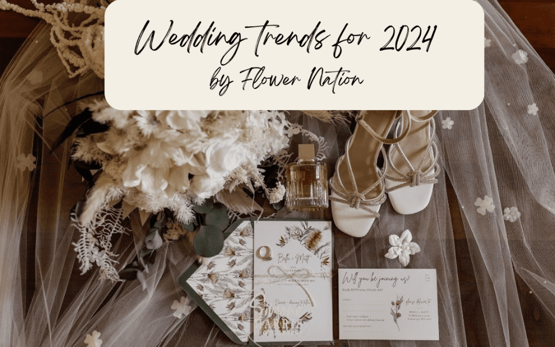 My prediction of Wedding flower trends for 2024