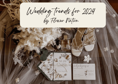 My prediction of Wedding flower trends for 2024