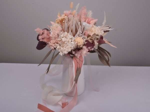 pink and neutral bridesmaids bouquet. wedding bouquets. romantic bridesmaids bouquets.