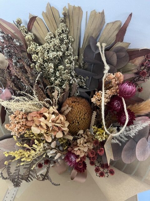 Beautiful Autumn Tones Preserved Floral Arrangement