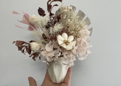 Dried flower Arrangement . Mini Pink- dried and preserved flowers