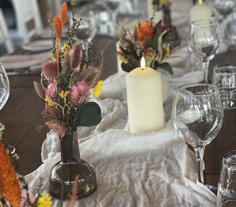Long Table Reception Oakover NATIVE RANGE
