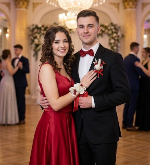 Preserved Flower Wrist Corsage -set -School ball - Image 8