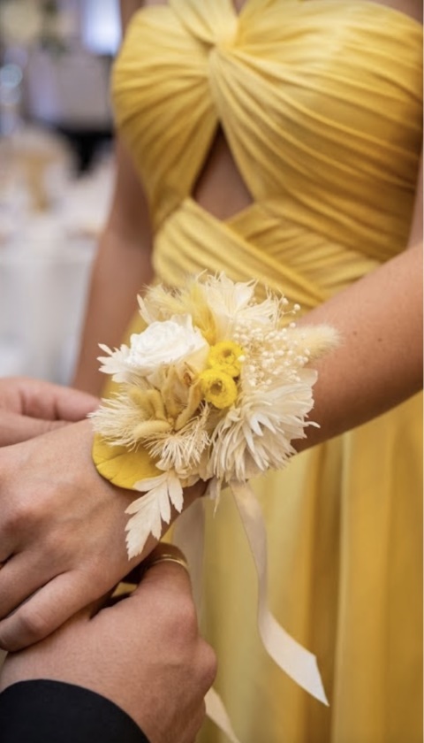 Preserved Flower Wrist Corsage -set -School ball - Image 6